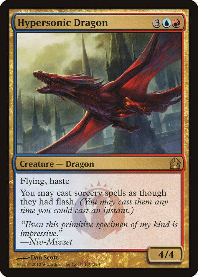 Hypersonic Dragon card front