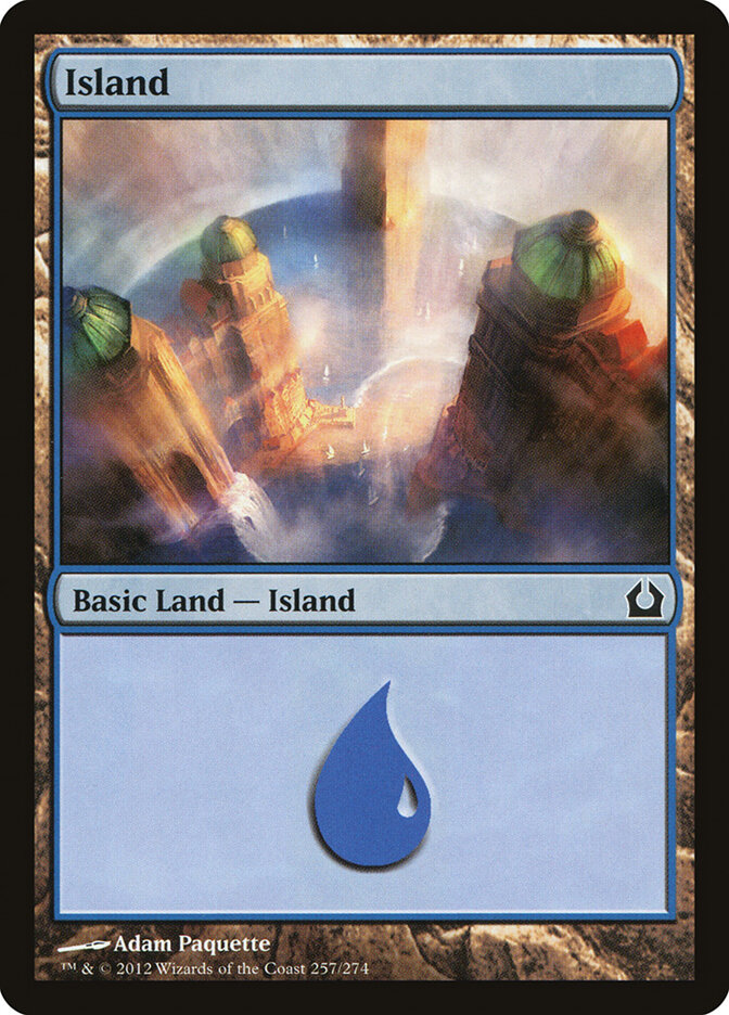 Island card front
