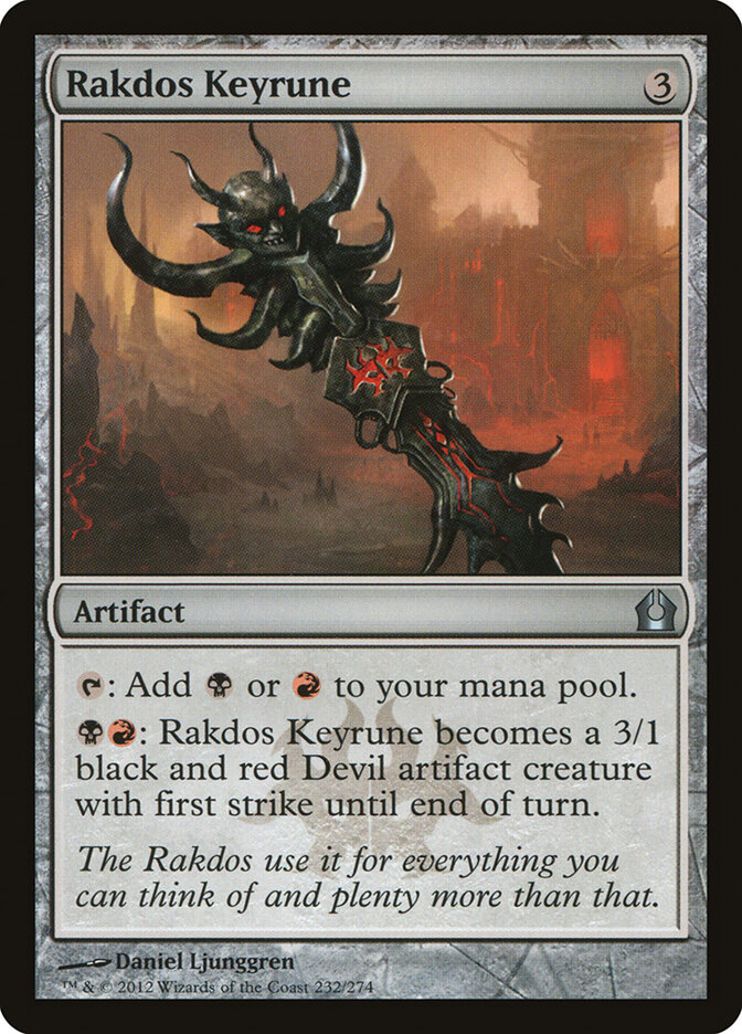 Rakdos Keyrune card front