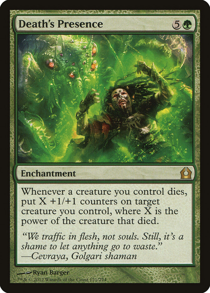 Death's Presence card front
