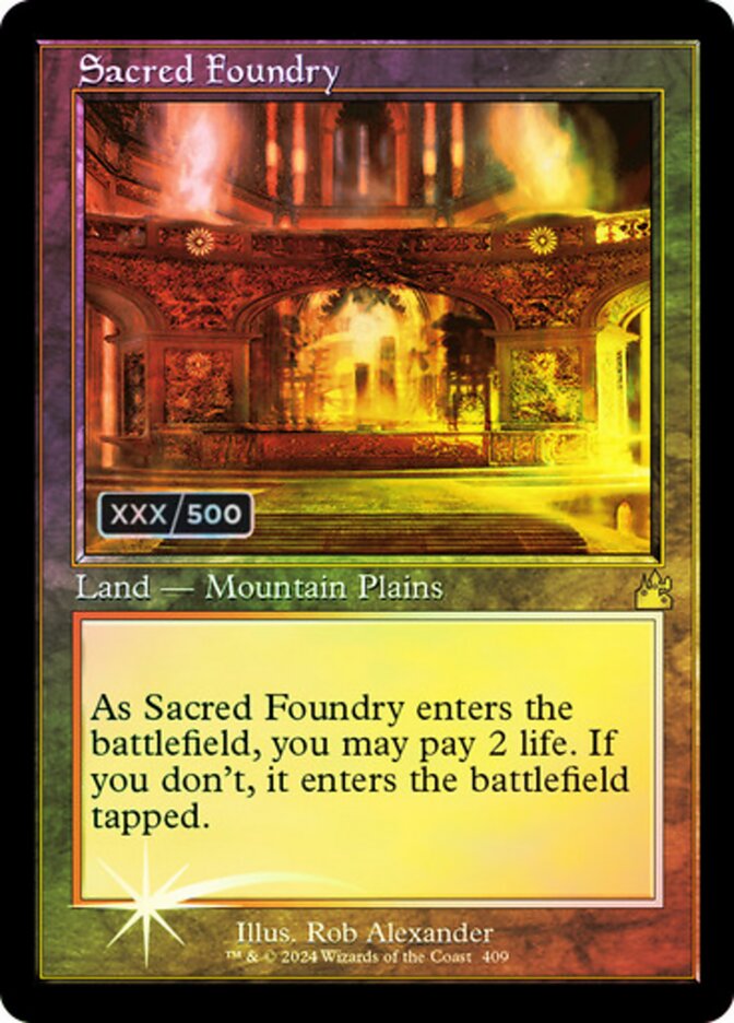 Sacred Foundry card front