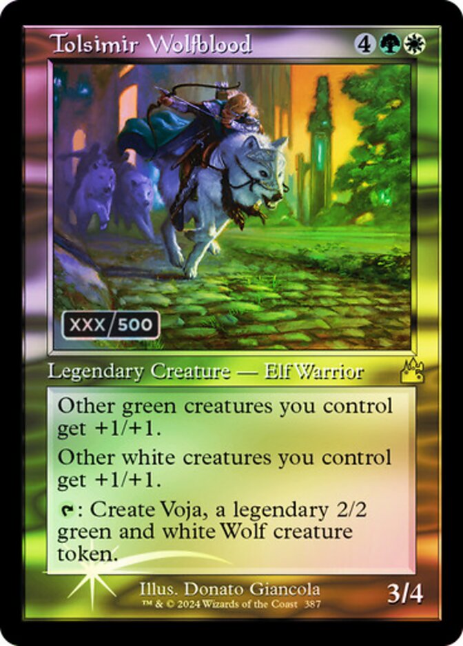 Tolsimir Wolfblood card front