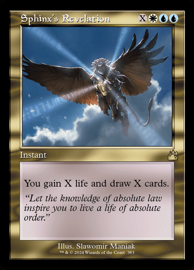 Sphinx's Revelation card front