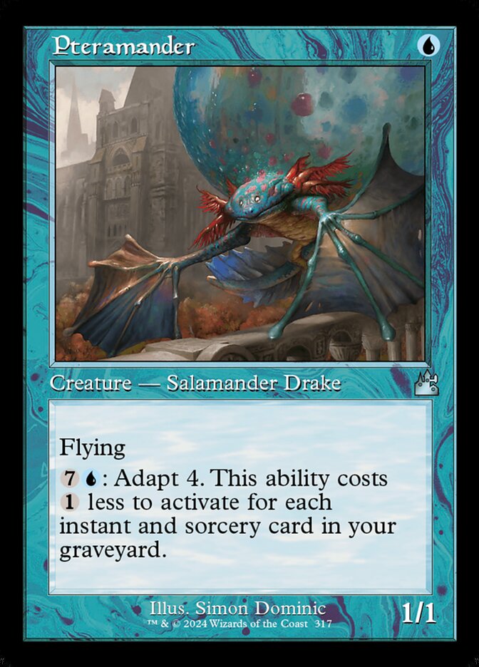 Pteramander card front
