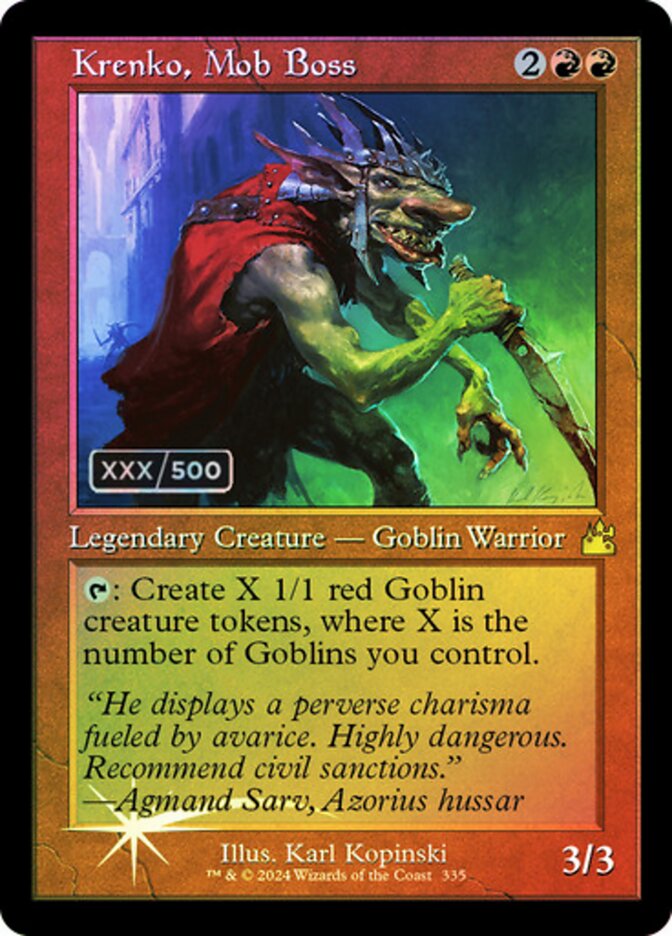 Krenko, Mob Boss card front