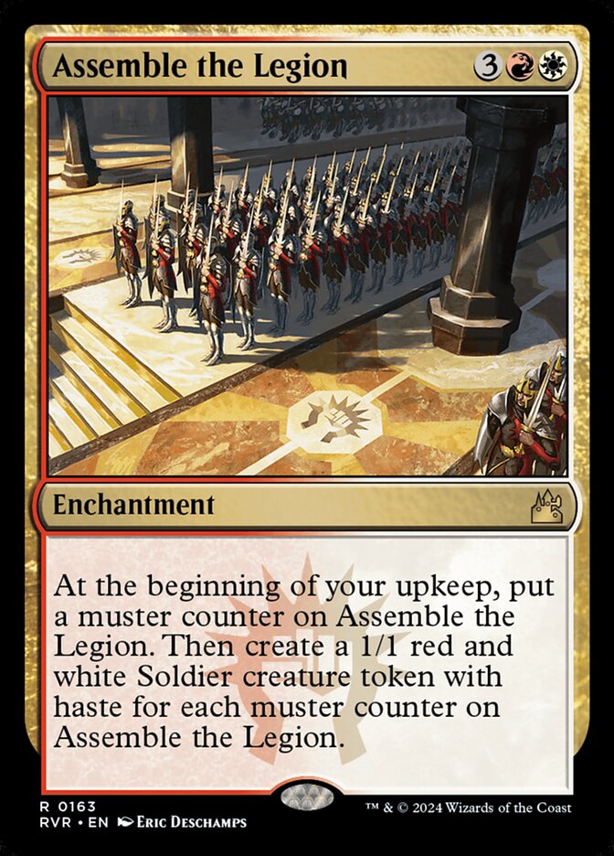 Assemble the Legion card front