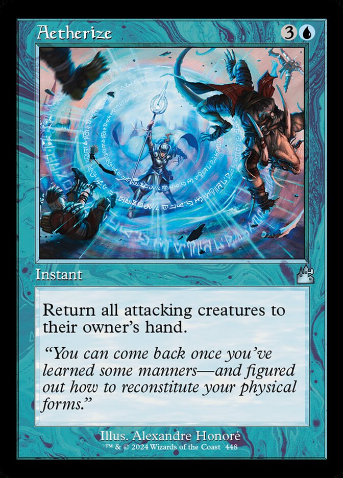Aetherize card front