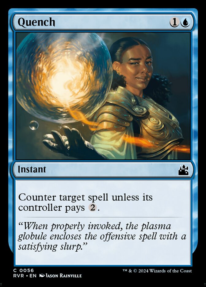 Quench card front