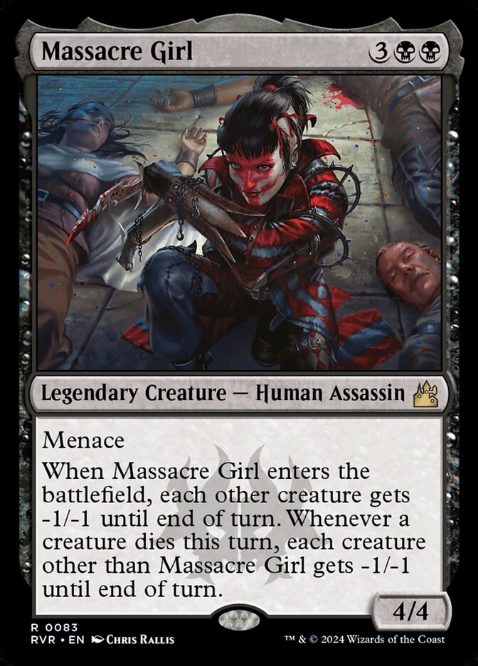 Massacre Girl card front