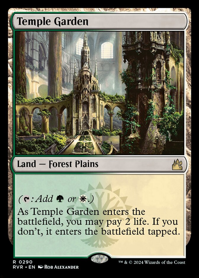 Temple Garden card front
