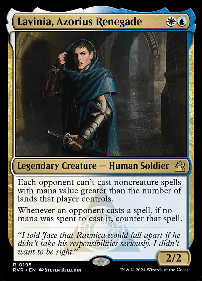 Lavinia, Azorius Renegade card front
