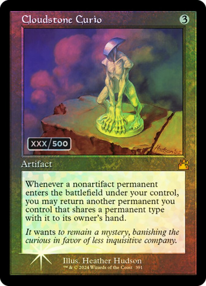 Cloudstone Curio card front