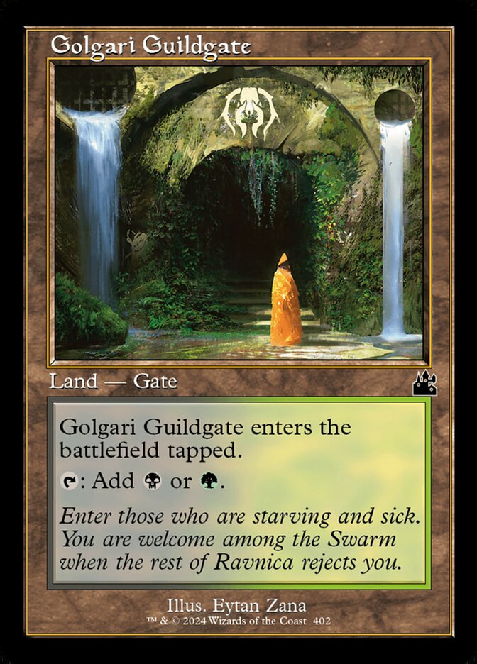Golgari Guildgate card front