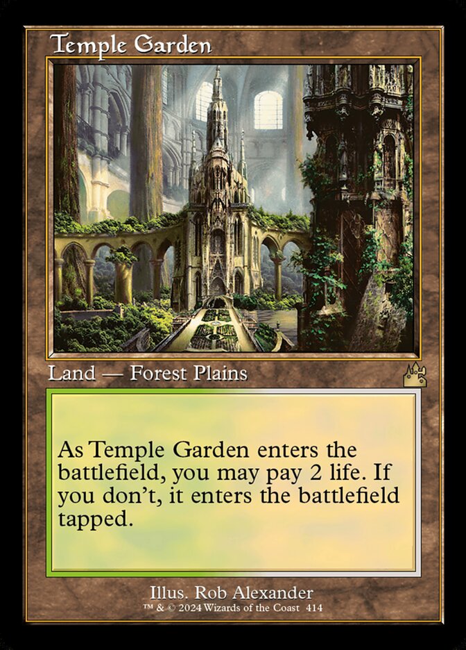 Temple Garden card front