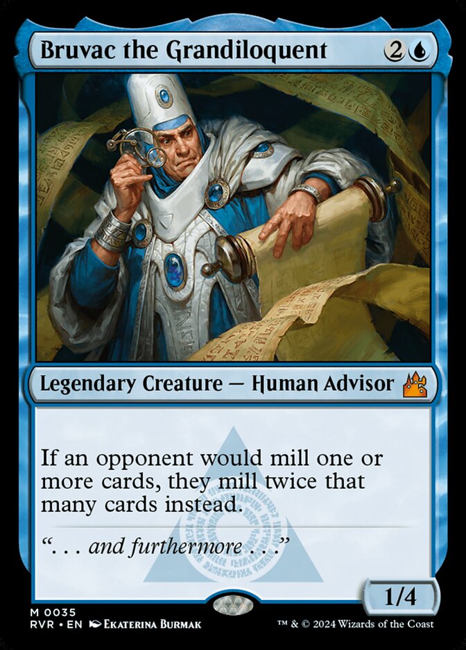 Bruvac the Grandiloquent card front