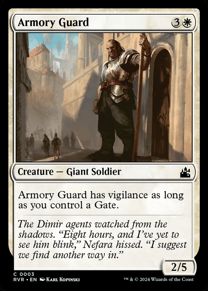 Armory Guard card front
