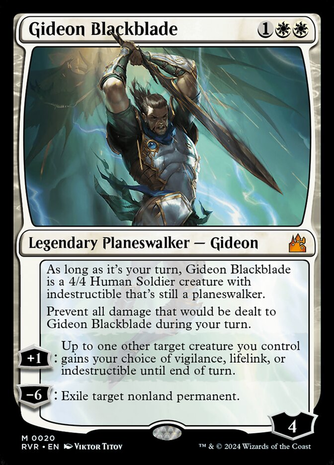 Gideon Blackblade card front