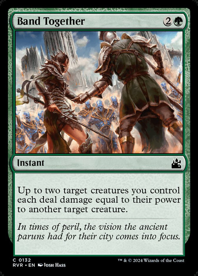 Band Together card front