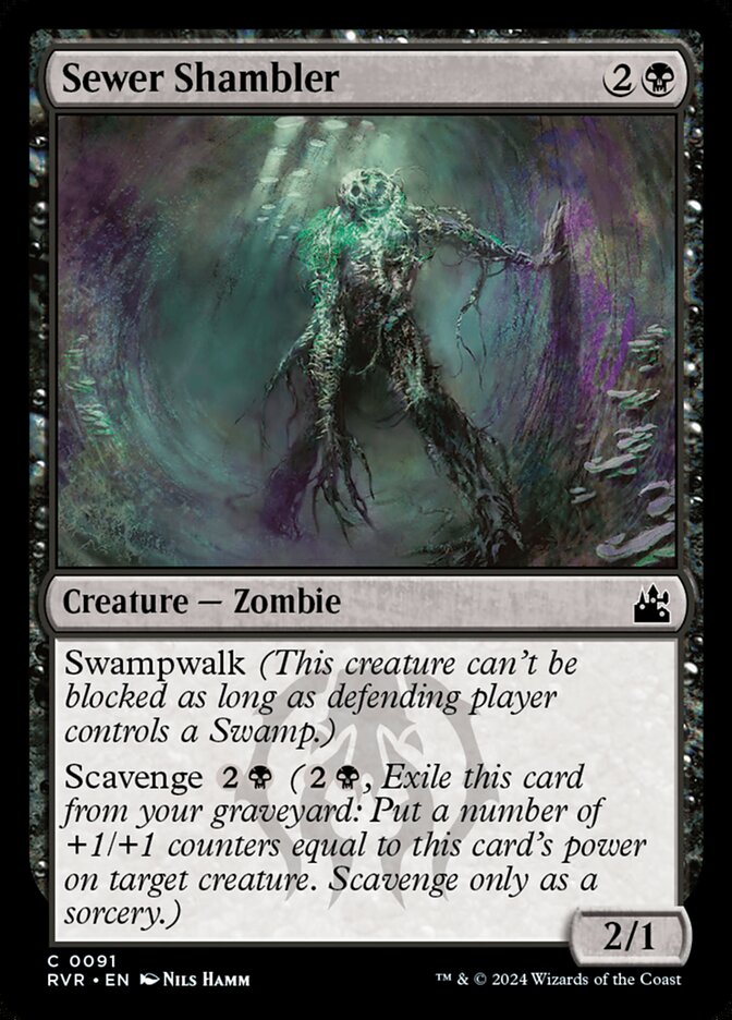 Sewer Shambler card front