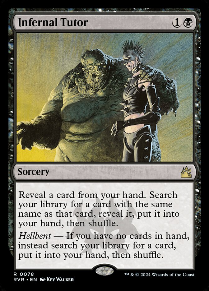 Infernal Tutor card front