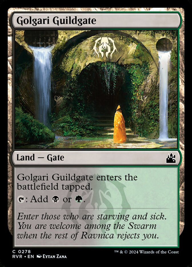 Golgari Guildgate card front