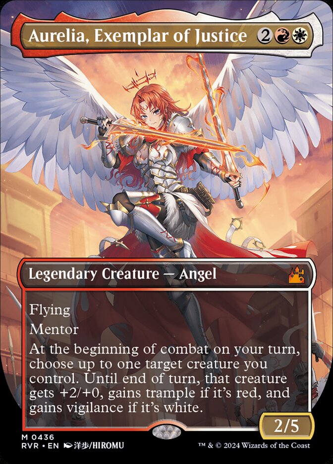 Aurelia, Exemplar of Justice card front