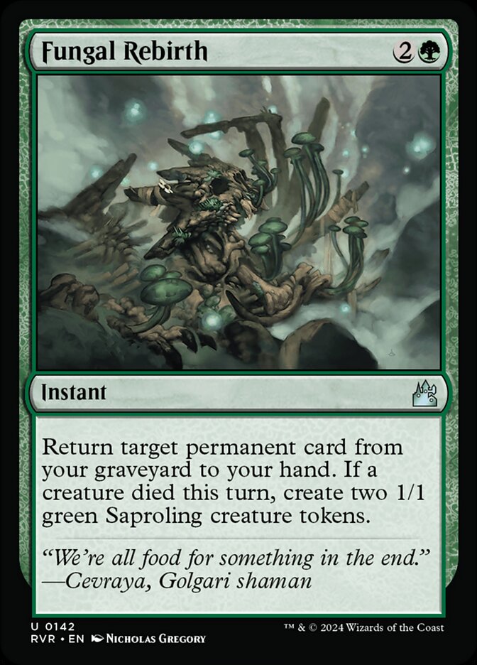Fungal Rebirth card front