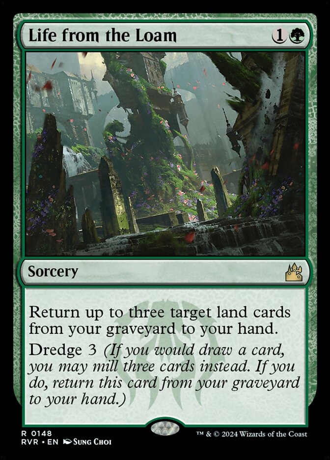 Life from the Loam card front