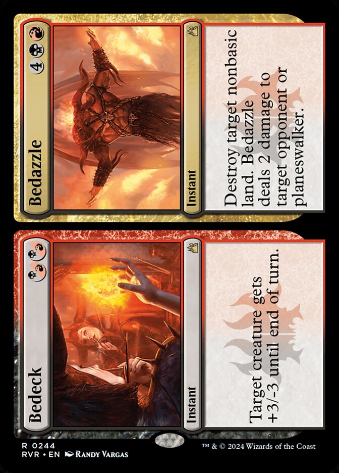 Bedeck card front