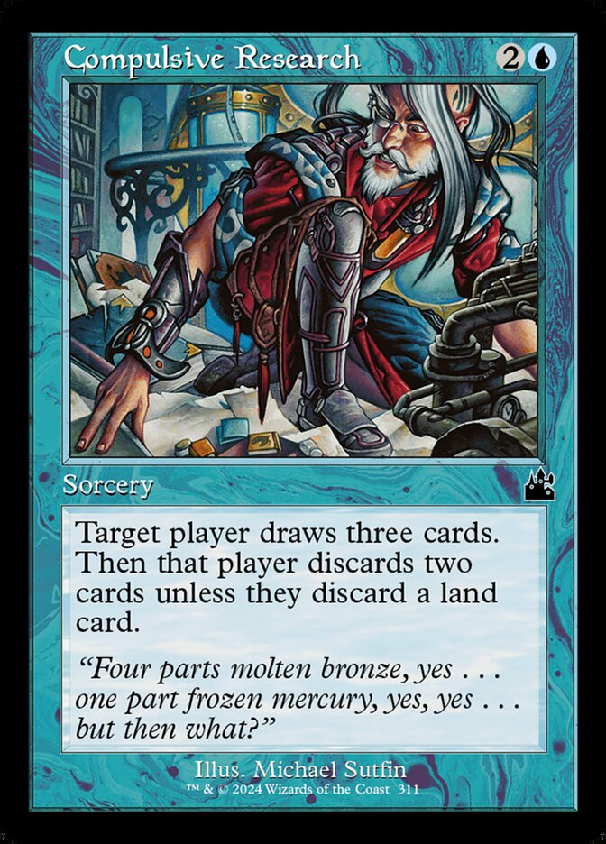 Compulsive Research card front