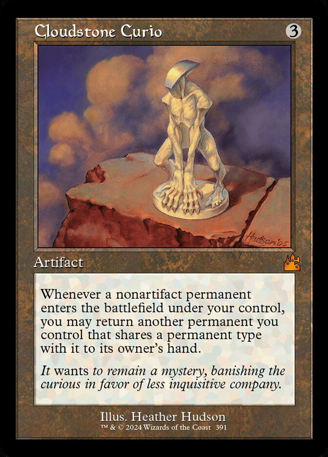 Cloudstone Curio card front