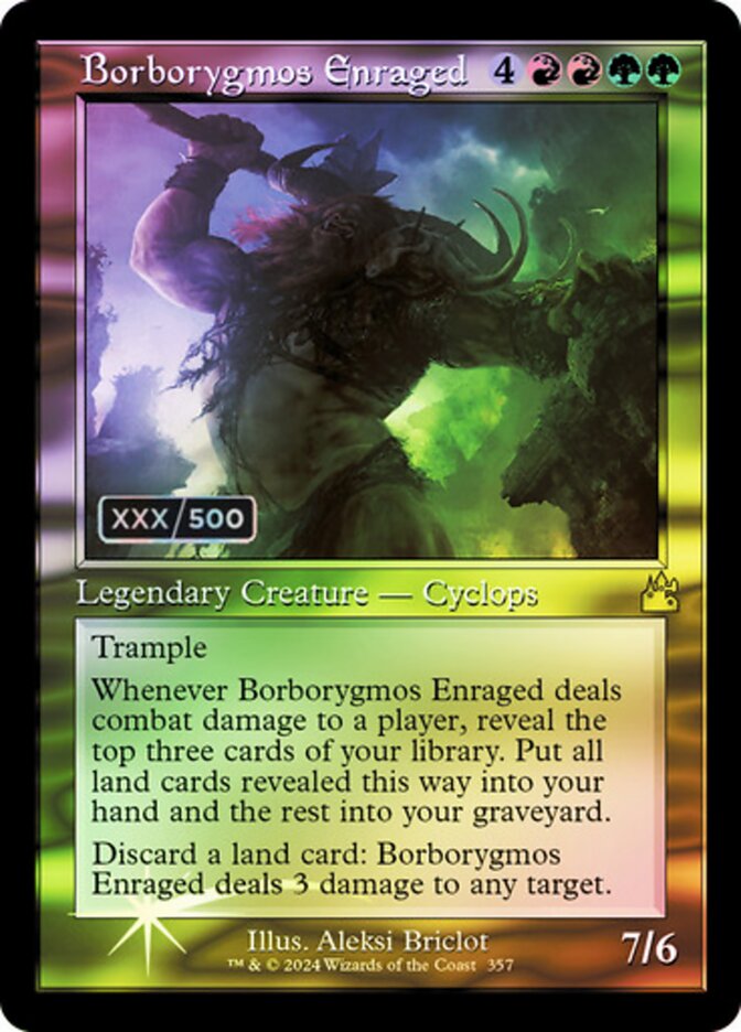 Borborygmos Enraged card front