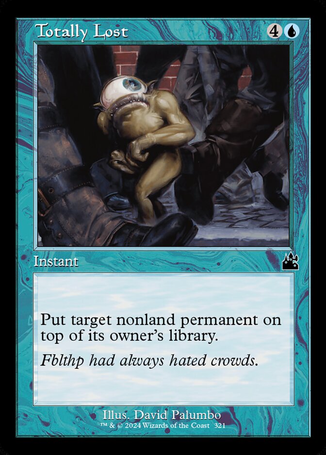 Totally Lost card front