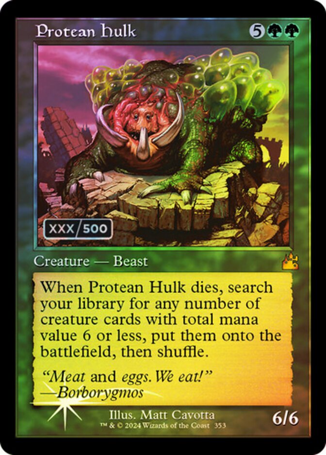 Protean Hulk card front