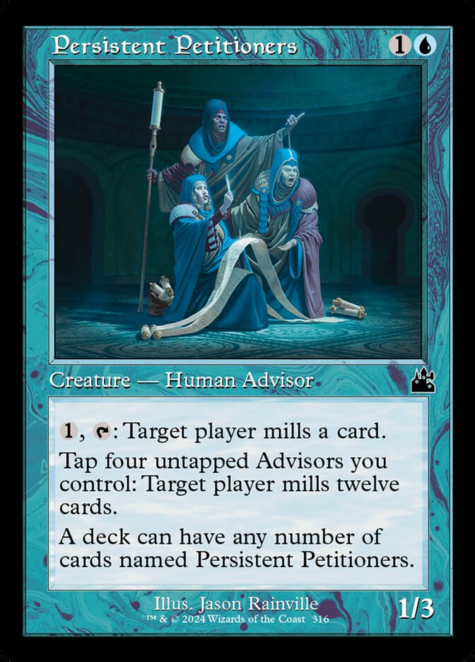 Persistent Petitioners card front