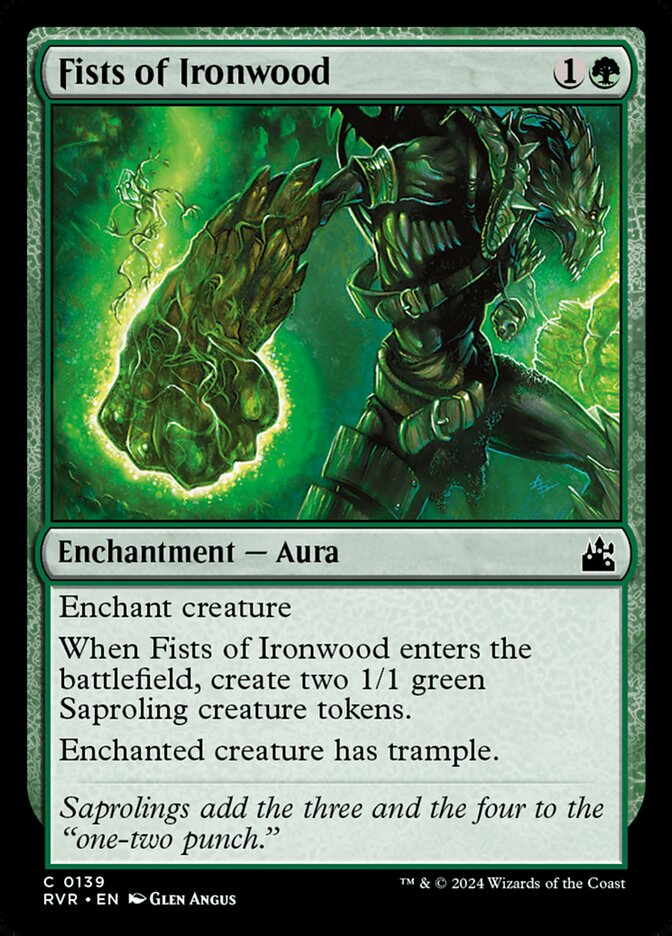 Fists of Ironwood card front