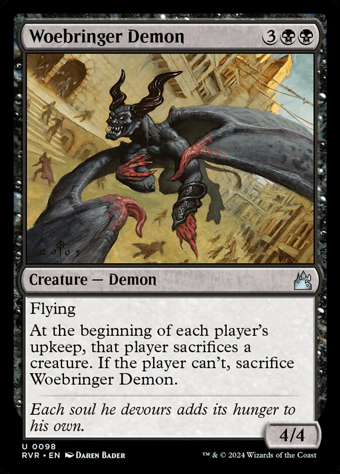 Woebringer Demon card front