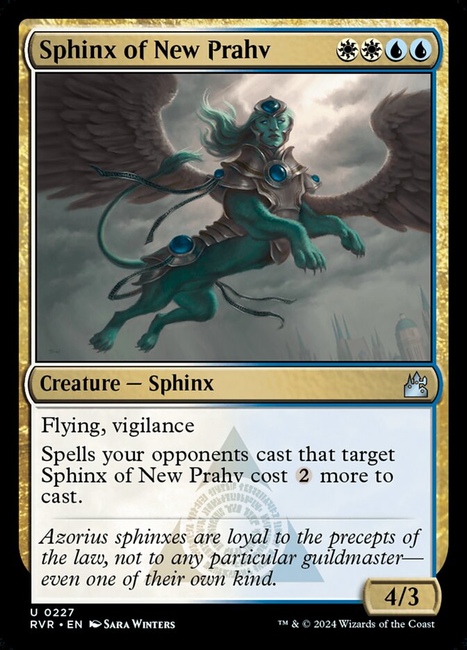 Sphinx of New Prahv card front