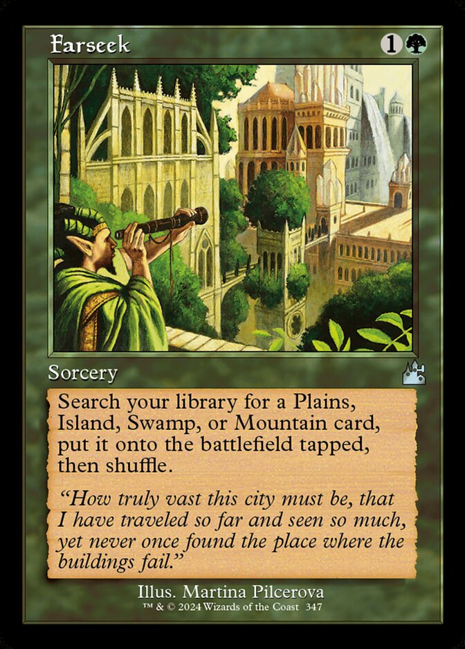 Farseek card front