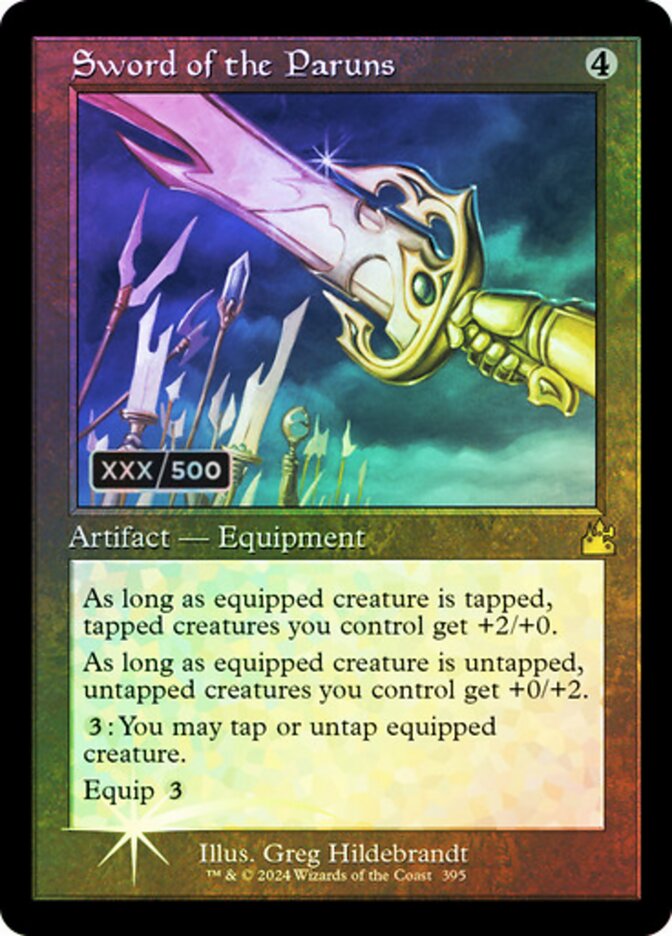 Sword of the Paruns card front
