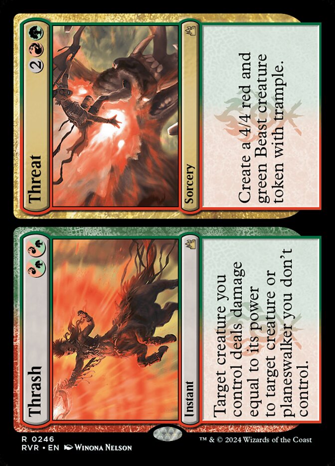 Thrash card front