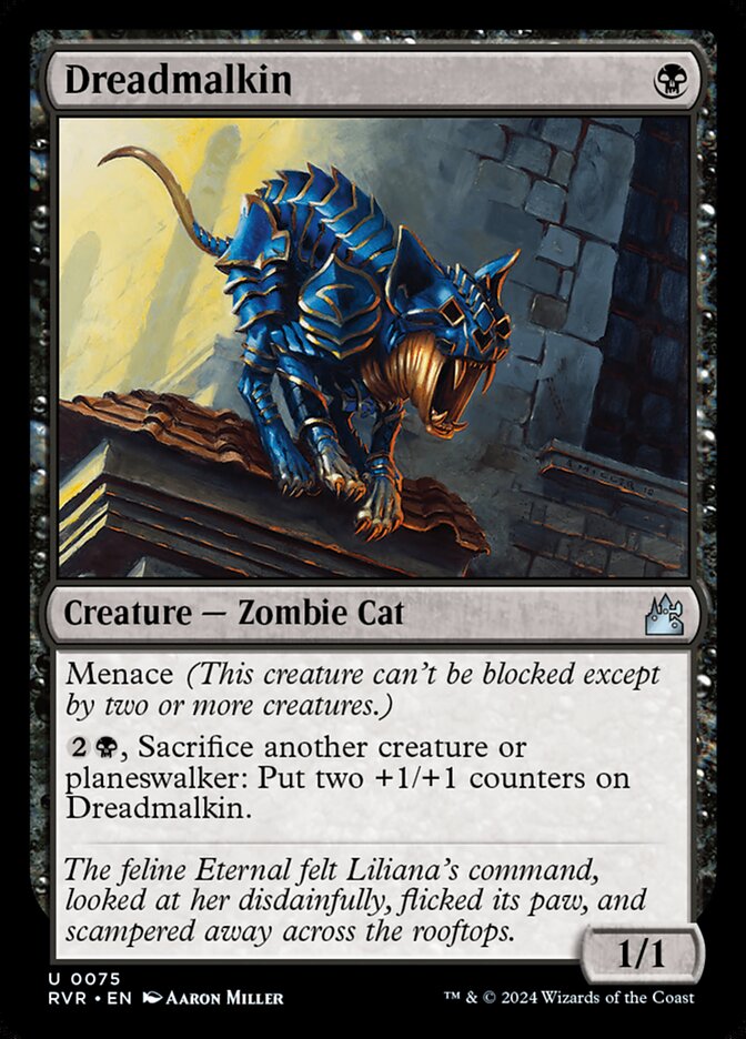 Dreadmalkin card front