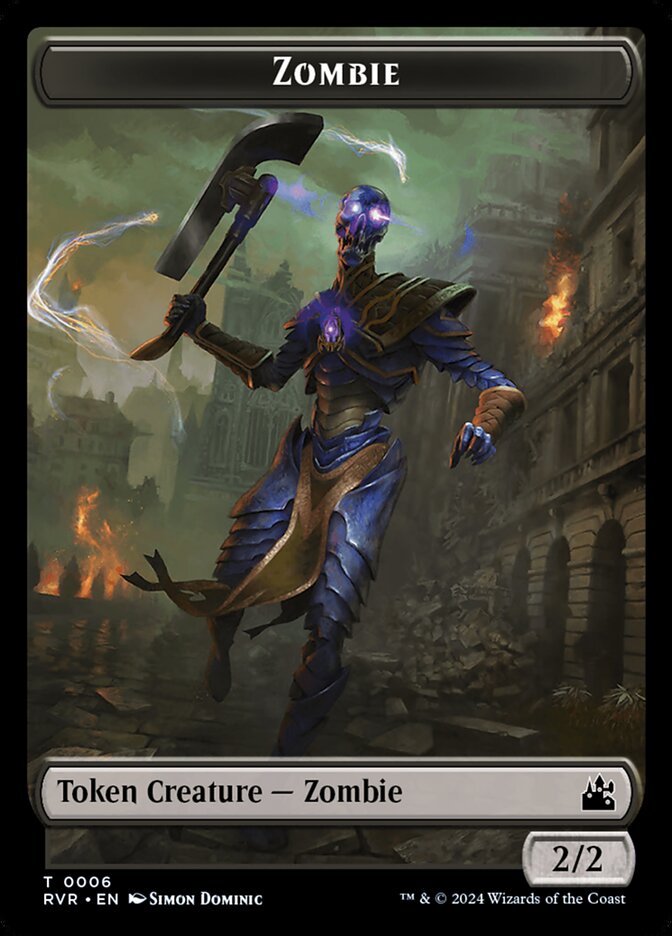 Zombie card front
