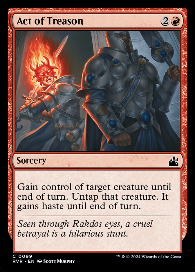 Act of Treason card front
