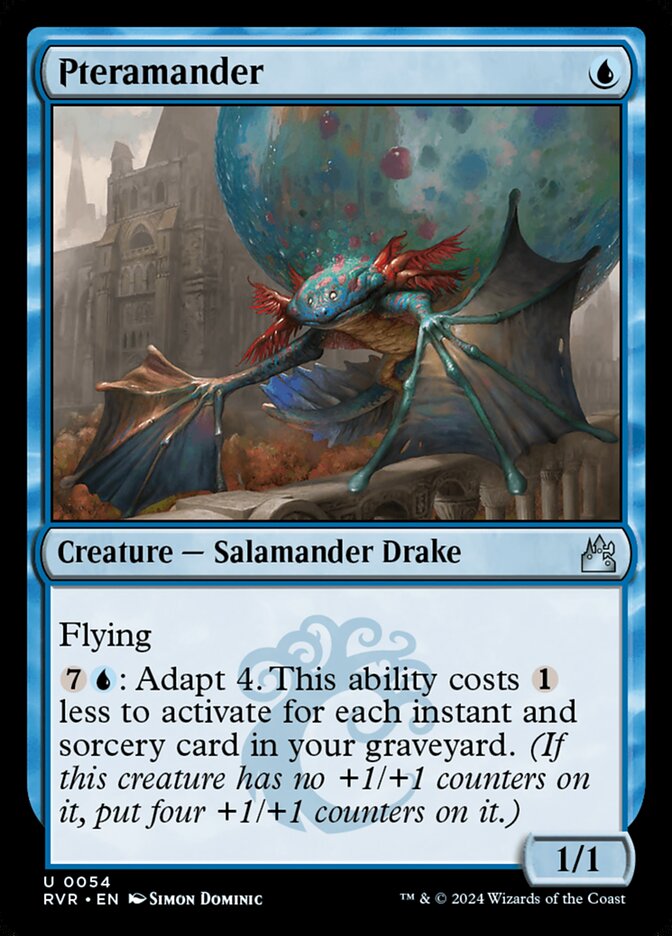 Pteramander card front