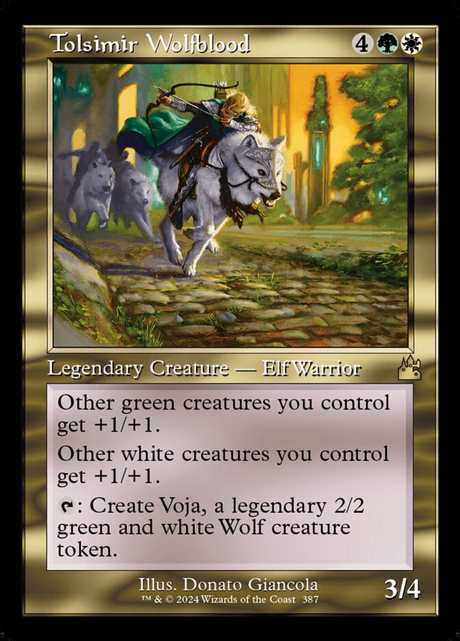 Tolsimir Wolfblood card front