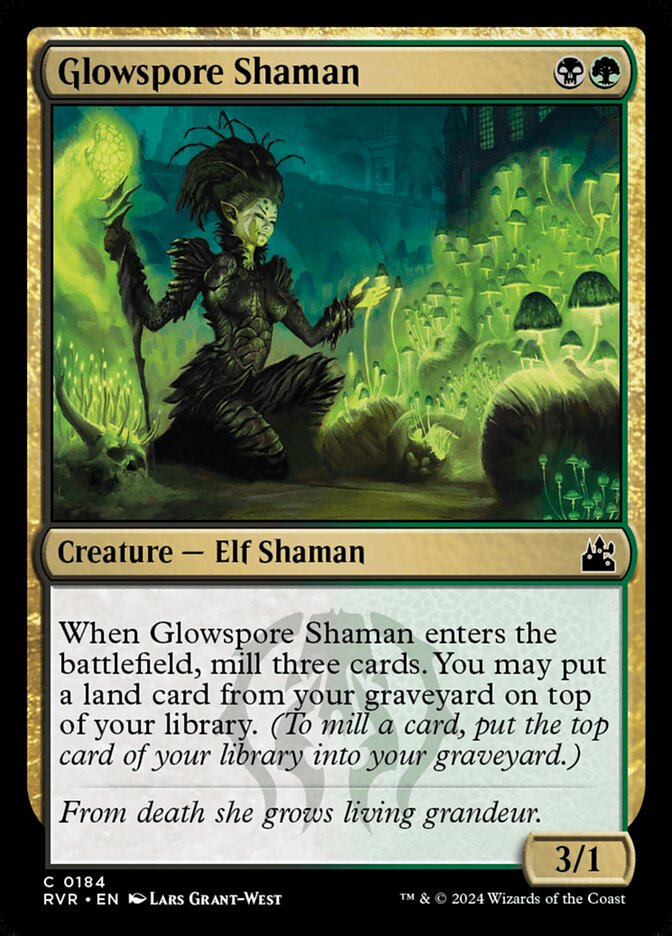 Glowspore Shaman card front