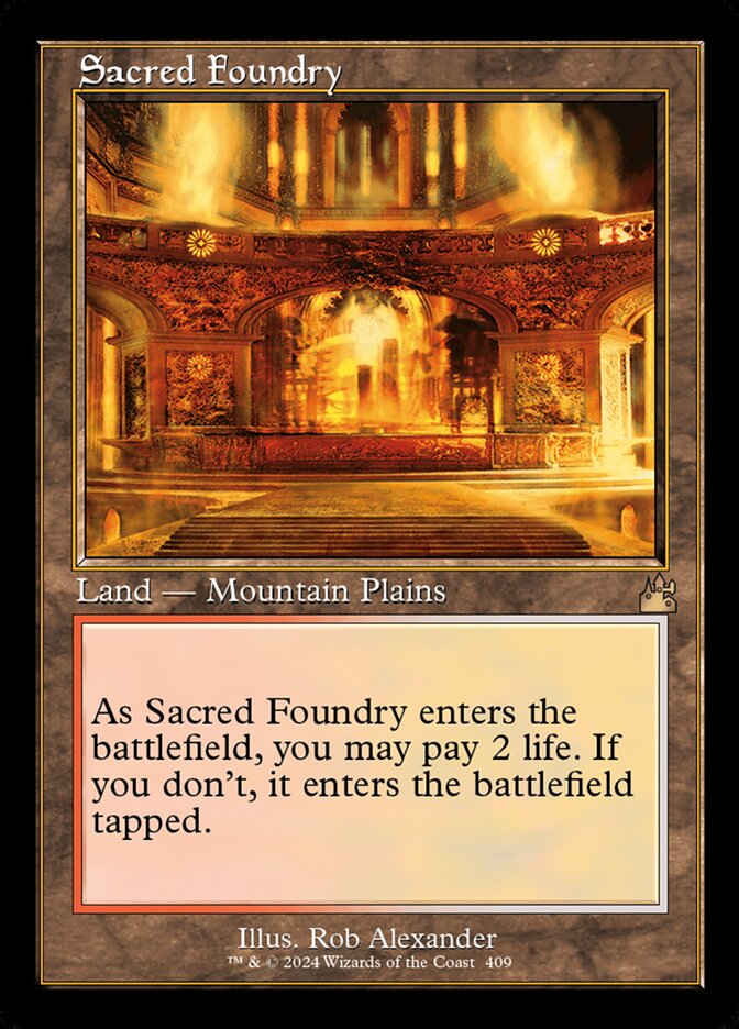 Sacred Foundry card front