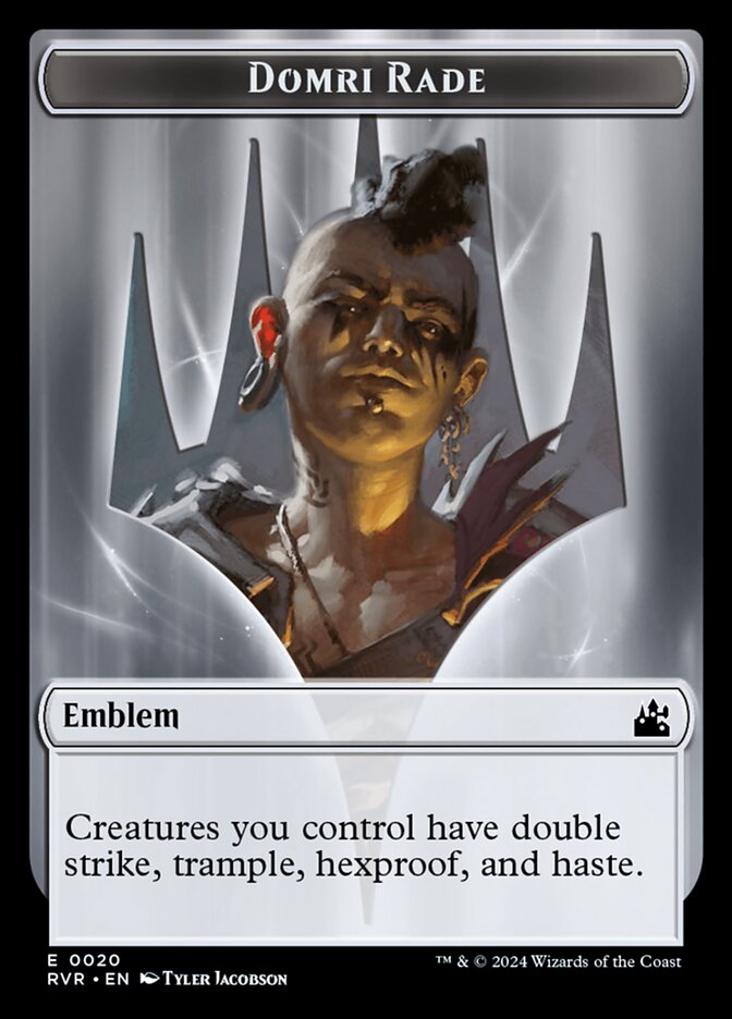 Domri Rade Emblem card front