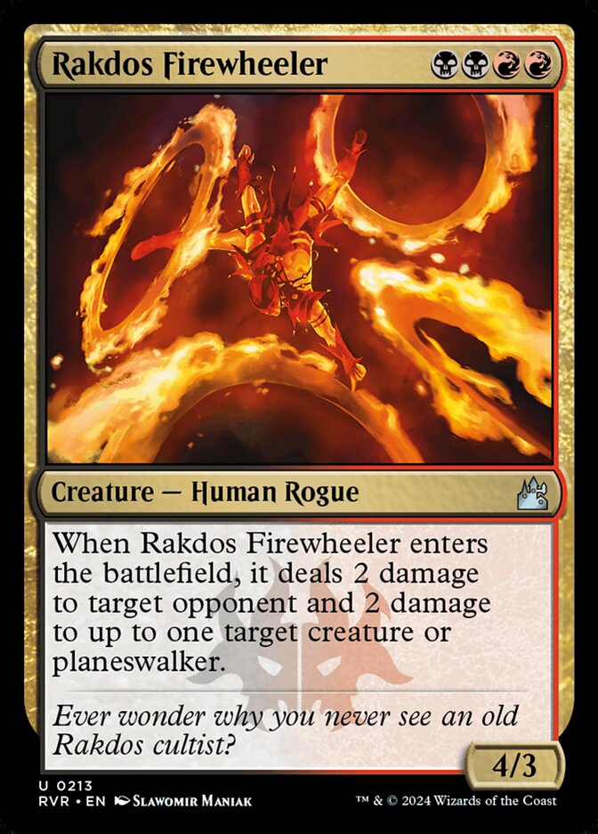 Rakdos Firewheeler card front